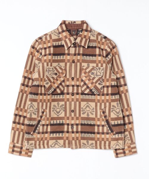 RRL（ダブル アール エル）の「プラッド コットンリネン シャツ
