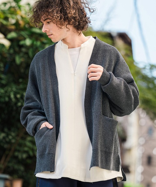 mcg3913-Mole Cardigan ニットカーディガン(A75926cmb)（カーディガン