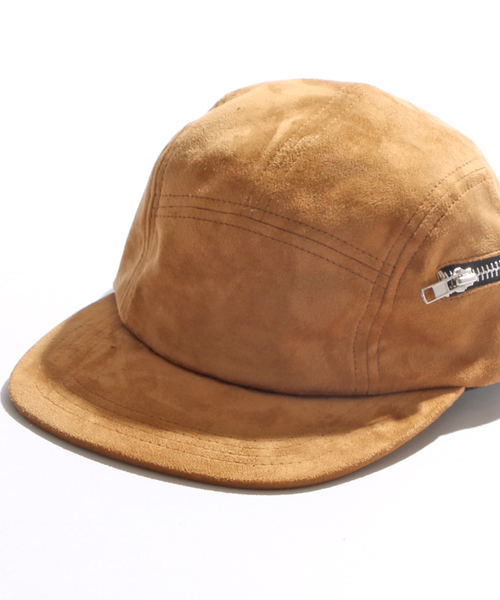WEGO（ウィゴー）の「WEGO/フェイクスエードジェットキャップ（キャップ・メンズ・その他1/ブラック/キャメル・FREE）」の3枚目の写真