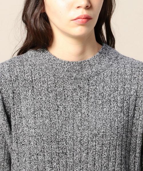 BEAUTY&YOUTH UNITED ARROWS(ビューティーアンドユースユナイテッドアローズ)の「BY ウール ワイドリブ ボトルネック ニットワンピース◆(ワンピース・レディース・オフホワイト/ダークグレー/その他1・FREE)」の7枚目の写真