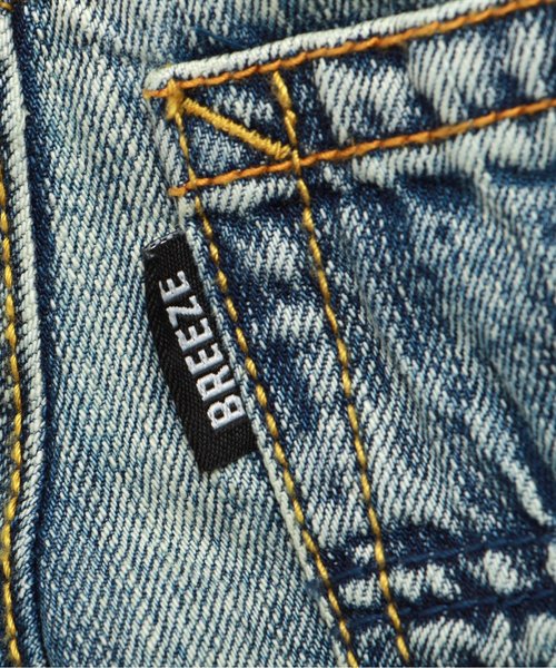 BREEZE（ブリーズ）の「ワッペン付き加工パンツ（その他パンツ・キッズ・ブルー/ストライプ・100/120/95/110/130/80/140/90）」の7枚目の写真
