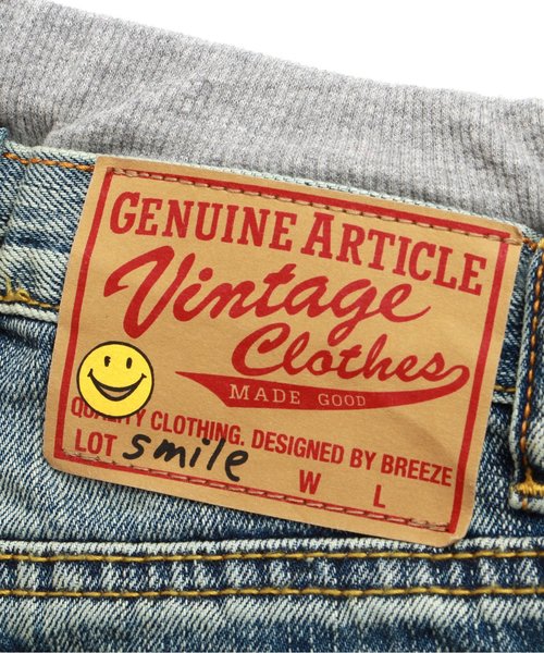 BREEZE（ブリーズ）の「ワッペン付き加工パンツ（その他パンツ・キッズ・ブルー/ストライプ・100/120/95/110/130/80/140/90）」の10枚目の写真