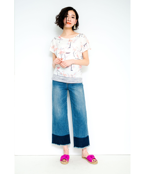 DOLLUPOOPS（ドールアップウップス）の「製品プリント　Tシャツ　[オリジナルプリント]（Tシャツ/カットソー・レディース・グレー/ホワイト・38）」の15枚目の写真