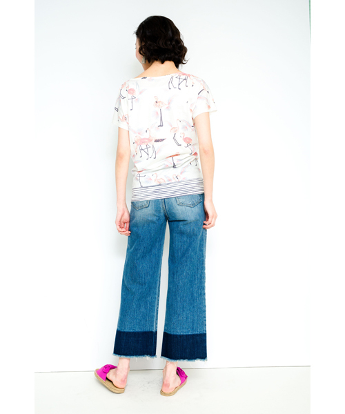 DOLLUPOOPS（ドールアップウップス）の「製品プリント　Tシャツ　[オリジナルプリント]（Tシャツ/カットソー・レディース・グレー/ホワイト・38）」の18枚目の写真