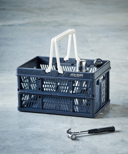 GORDON MILLER（ゴードンミラー）の「GORDON MILLER（ゴードンミラー） 折りたためる取っ手付きコンテナ L（アウトドアグッズ・レディース・ホワイト系その他/ブルー系その他/ブルー系その他2/ホワイト系その他2/カーキ/ダークグレー/グレー系その他/オリーブドラブ/サンドベージュ/ブラック・L）」の9枚目の写真