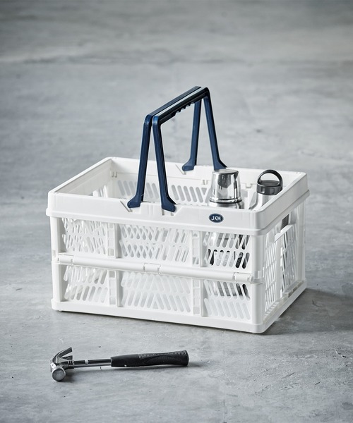 GORDON MILLER（ゴードンミラー）の「GORDON MILLER（ゴードンミラー） 折りたためる取っ手付きコンテナ L（アウトドアグッズ・レディース・ホワイト系その他/ブルー系その他/ブルー系その他2/ホワイト系その他2/カーキ/ダークグレー/グレー系その他/オリーブドラブ/サンドベージュ/ブラック・L）」の3枚目の写真