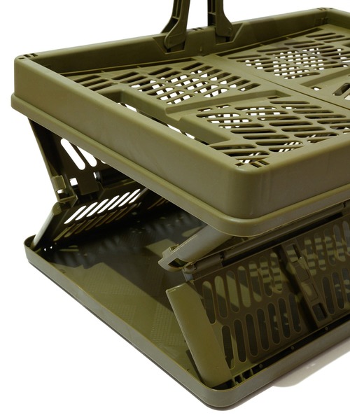 GORDON MILLER（ゴードンミラー）の「GORDON MILLER（ゴードンミラー） 折りたためる取っ手付きコンテナ L（アウトドアグッズ・レディース・ホワイト系その他/ブルー系その他/ブルー系その他2/ホワイト系その他2/カーキ/ダークグレー/グレー系その他/オリーブドラブ/サンドベージュ/ブラック・L）」の13枚目の写真