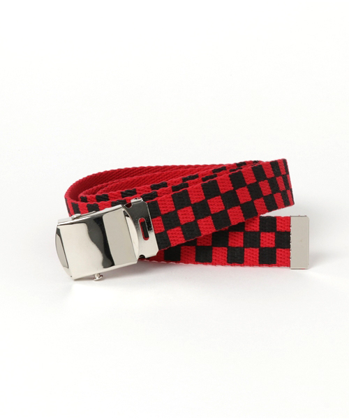 WEGO（ウィゴー）の「WEGO/チェッカーガチャベルト（ベルト・メンズ・レッド/ホワイト/グリーン/ピンク/パープル/イエロー/オレンジ・FREE）」の6枚目の写真