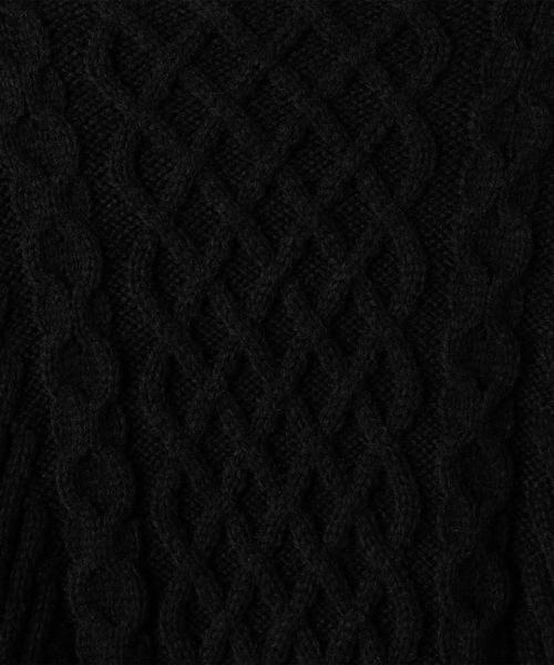 coen(コーエン)の「アランケーブルタートルネックニット(ニット/セーター・メンズ・ブラック/グレー・X-LARGE/SMALL/MEDIUM/LARGE)」の9枚目の写真