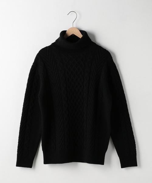 coen(コーエン)の「アランケーブルタートルネックニット(ニット/セーター・メンズ・ブラック/グレー・X-LARGE/SMALL/MEDIUM/LARGE)」の13枚目の写真