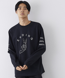 【NUMBER (N)INE】≪STUDIOUS限定≫別注グラフィックプリントロングスリーブTシャツ