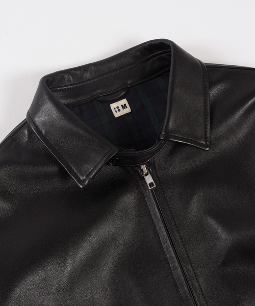 SHIPS BLUESTORE(シップスブルーストア)の「SHIPS BLUE STORE: レザードリズラーブルゾン■(ブルゾン・メンズ・ブラック・SMALL/MEDIUM/LARGE/X-LARGE)」の10枚目の写真