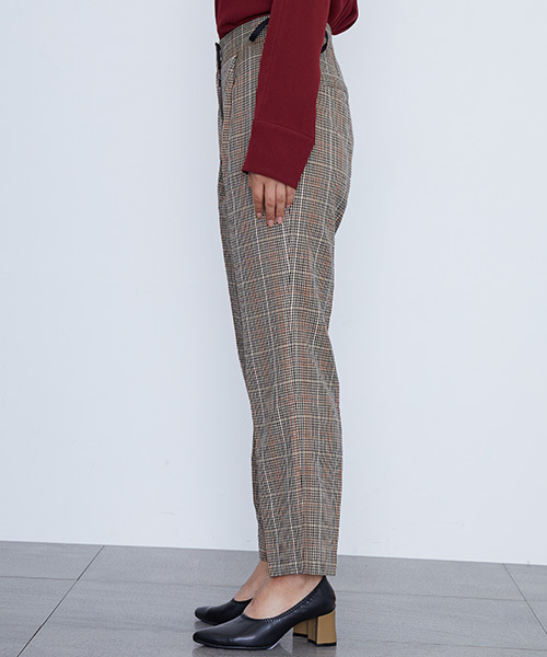 STUDIOUS（ステュディオス）の「サイドレースアップパンツ（その他パンツ・レディース・ブラウン/ブラック/ダークブラウン・0/1）」の9枚目の写真