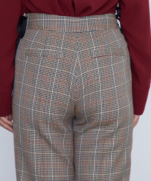 STUDIOUS（ステュディオス）の「サイドレースアップパンツ（その他パンツ・レディース・ブラウン/ブラック/ダークブラウン・0/1）」の5枚目の写真