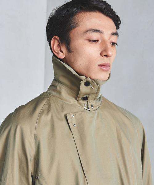 HAVERSACK（ハバーザック）の「＜Haversack（ハバーサック）＞ GABA COAT（ステンカラーコート・メンズ・オリーブ・LARGE/MEDIUM）」の7枚目の写真