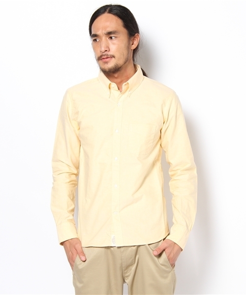 BEAMS(ビームス)の「○BEAMS / SKINNY オックスBDシャツ(シャツ/ブラウス・メンズ・ホワイト/ブラック/イエロー/ネイビー/パープル/ブルー・SMALL/MEDIUM/LARGE)」の11枚目の写真