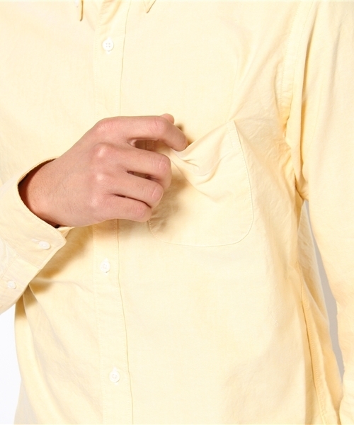 BEAMS(ビームス)の「○BEAMS / SKINNY オックスBDシャツ(シャツ/ブラウス・メンズ・ホワイト/ブラック/イエロー/ネイビー/パープル/ブルー・SMALL/MEDIUM/LARGE)」の19枚目の写真