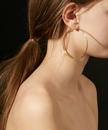 ARTIDA OUD | "bone"organic large フープピアス(ピアス（両耳用）)