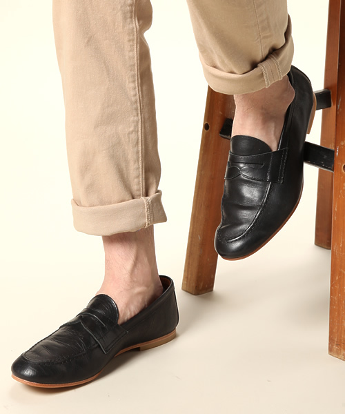 And A(アンドエー)の「COIN LOAFER (ARCOLLETTA PADRONE)(その他シューズ・メンズ・ライトブラウン/ブラック・25.5cm/26.5cm)」の10枚目の写真