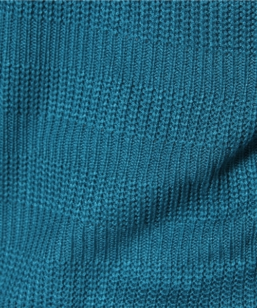 WHO'S WHO gallery（フーズフーギャラリー）の「アゼボーダープルオーバーニット（ニット/セーター・メンズ・グリーン/ブルー/オレンジ/ベージュ/マルチ/その他1・MEDIUM/LARGE）」の11枚目の写真