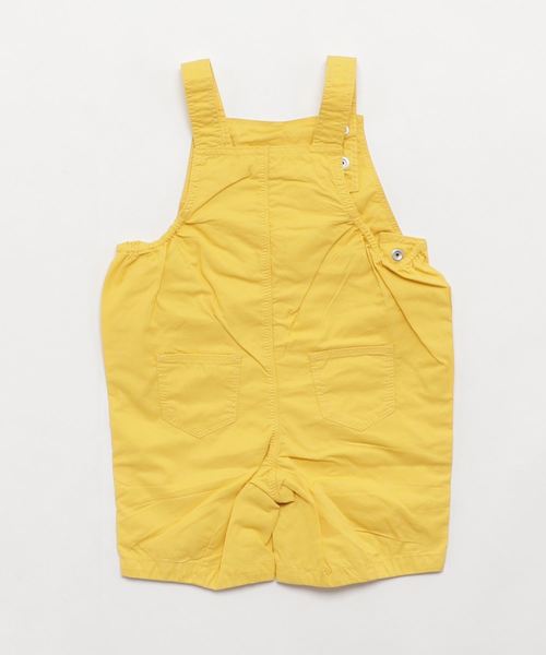 PETIT BATEAU(プチバトー)の「カラーショートサロペット(サロペット/オーバーオール・キッズ・ライトイエロー・18MONTH/24MONTH)」の2枚目の写真