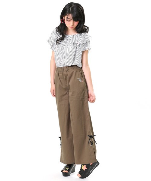 algy（アルジー）の「スターウィンドウサンダル（サンダル・キッズ・オフホワイト/ブラック・21/22/24/23/20）」の4枚目の写真