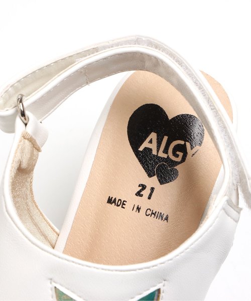 algy（アルジー）の「スターウィンドウサンダル（サンダル・キッズ・オフホワイト/ブラック・21/22/24/23/20）」の10枚目の写真