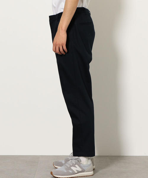 green label relaxing（グリーンレーベルリラクシング）の「CM ドライツイル インタック1P テーパード パンツ 9分丈 / アンクル丈 ◆（その他パンツ・メンズ・ブラック/ベージュ/ネイビー・S/M/L/XL）」の6枚目の写真