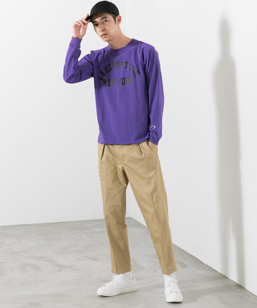 green label relaxing（グリーンレーベルリラクシング）の「CM ドライツイル インタック1P テーパード パンツ 9分丈 / アンクル丈 ◆（その他パンツ・メンズ・ブラック/ベージュ/ネイビー・S/M/L/XL）」の19枚目の写真