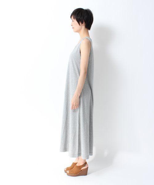 GLOBAL WORK(グローバルワーク)の「【GLOBAL WORK】カットマキシノースリーブワンピース(チュニック・レディース・グレー/ネイビー/パープル/グレー系その他/ブルー系その他/イエロー/オレンジ/その他・LARGE/MEDIUM)」の9枚目の写真