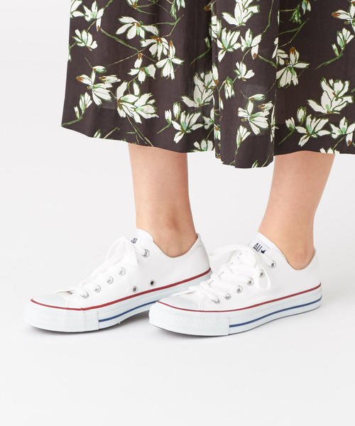 CONVERSE ALL STAR（コンバースオールスター）の「CONVERSE ALL STAR OX / コンバース / オールスター / ローカット（スニーカー・レディース・ホワイト/ブラック/その他1・4.5/5/5.5/4）」の12枚目の写真