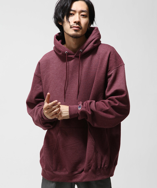 Champion(チャンピオン)の「【Champion】 プルオーバーパーカー/ビッグパーカー(パーカー・メンズ・ブラック/マルーン/ブルー系その他/ダークグリーン/レッド系その他/ロイヤルブルー/レッド/レッド系その他2/オレンジ/シルバーグレー/ホワイト/ネイビー/シルバー/ブルー系その他2/ゴールド・MEDIUM/LARGE/SMALL/X-LARGE)」の10枚目の写真