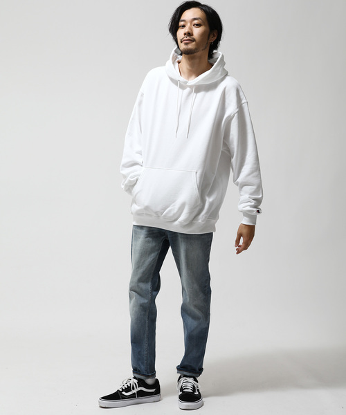 Champion(チャンピオン)の「【Champion】 プルオーバーパーカー/ビッグパーカー(パーカー・メンズ・ブラック/マルーン/ブルー系その他/ダークグリーン/レッド系その他/ロイヤルブルー/レッド/レッド系その他2/オレンジ/シルバーグレー/ホワイト/ネイビー/シルバー/ブルー系その他2/ゴールド・MEDIUM/LARGE/SMALL/X-LARGE)」の16枚目の写真