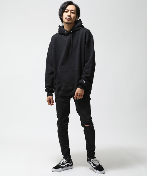 Champion(チャンピオン)の「【Champion】 プルオーバーパーカー/ビッグパーカー(パーカー・メンズ・ブラック/マルーン/ブルー系その他/ダークグリーン/レッド系その他/ロイヤルブルー/レッド/レッド系その他2/オレンジ/シルバーグレー/ホワイト/ネイビー/シルバー/ブルー系その他2/ゴールド・MEDIUM/LARGE/SMALL/X-LARGE)」の17枚目の写真