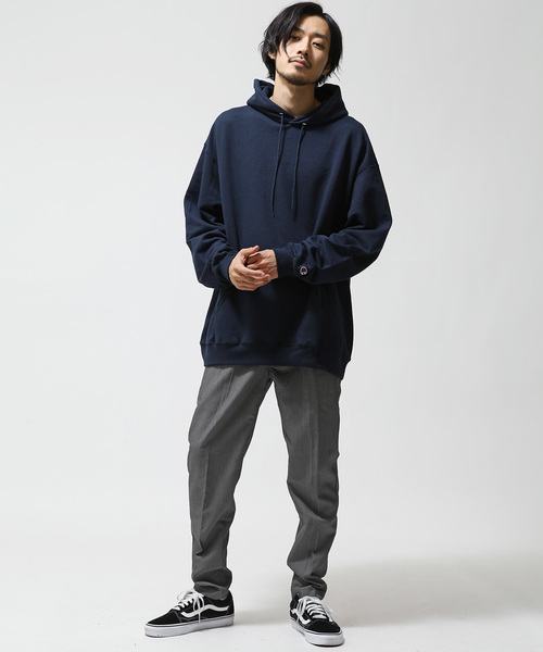 Champion(チャンピオン)の「【Champion】 プルオーバーパーカー/ビッグパーカー(パーカー・メンズ・ブラック/マルーン/ブルー系その他/ダークグリーン/レッド系その他/ロイヤルブルー/レッド/レッド系その他2/オレンジ/シルバーグレー/ホワイト/ネイビー/シルバー/ブルー系その他2/ゴールド・MEDIUM/LARGE/SMALL/X-LARGE)」の20枚目の写真