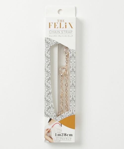 THE FELiX（フェリクス）の「ロングストラップ THE FELiX チェーンストラップ（スマホグッズ・レディース・ホワイト/ブラック/ネイビー/レッド/ピンク・ONE SIZE）」の2枚目の写真