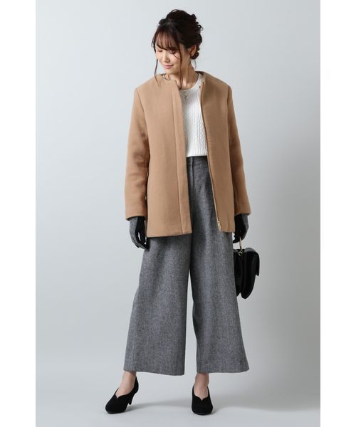 NATURAL BEAUTY BASIC（ナチュラルビューティーベーシック）の「センターメタルハンドルショルダー（ショルダーバッグ・レディース・ブラック/ピンク/ガンメタ・ﾌﾘ-）」の6枚目の写真