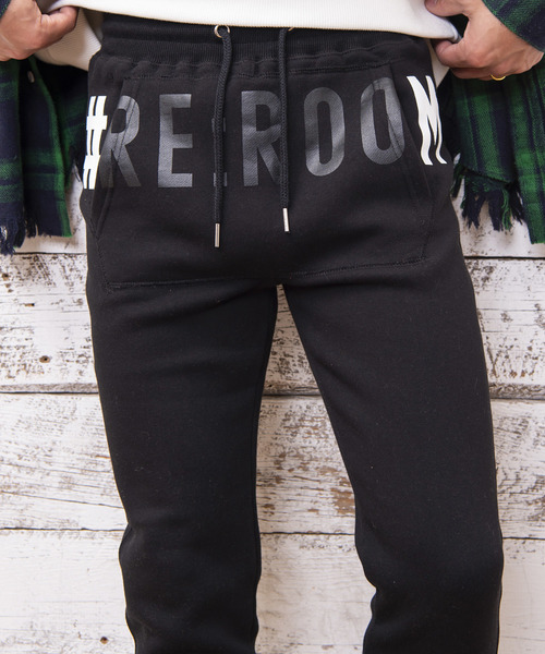 #Re:room(リルーム)の「カンガルーポケットビッグロゴスリムスウェットパンツ(スウェットパンツ・メンズ・ブラック/グレー・SMALL/MEDIUM/LARGE)」の19枚目の写真