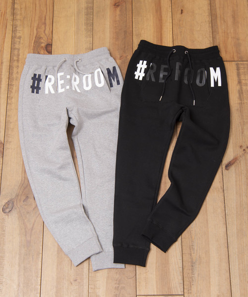 #Re:room(リルーム)の「カンガルーポケットビッグロゴスリムスウェットパンツ(スウェットパンツ・メンズ・ブラック/グレー・SMALL/MEDIUM/LARGE)」の21枚目の写真