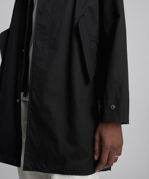 Saturdays NYC（サタデーズ ニューヨークシティ ）の「Templeton Hooded Coat（モッズコート・メンズ・ブラック/オリーブ・L/M/S/X-LARGE/X-SMALL）」の3枚目の写真