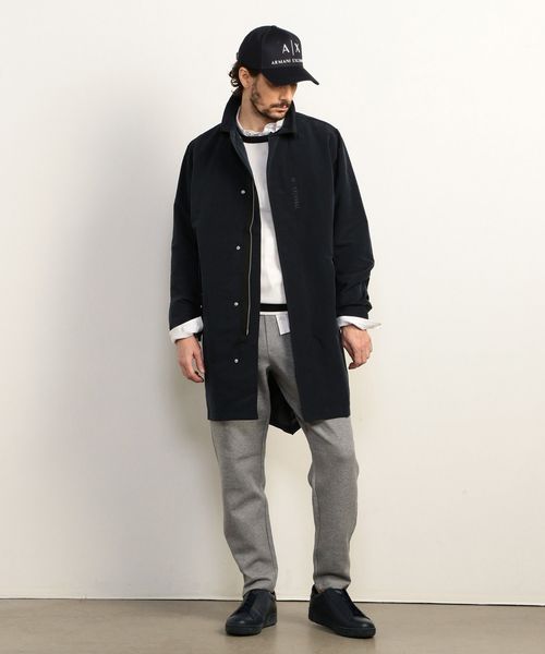 ARMANI EXCHANGE(アルマーニエクスチェンジ)の「【A|Xアルマーニ エクスチェンジ】フロントロゴ コットンニット(ニット/セーター・メンズ・ホワイト/ネイビー・LARGE/MEDIUM/SMALL/X-LARGE/X-SMALL)」の8枚目の写真