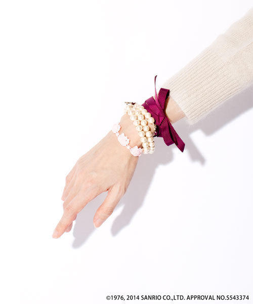 ODORANTES nano･universe（オドラント ナノ・ユニバース）の「cruciani/OD/Hello　Kittyブレスレット（ブレスレット・レディース・ホワイト/ミント/ブルー/バイオレット/ピンク/ライトピンク/レッド・FREE）」の6枚目の写真