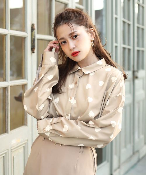 one after another NICE CLAUP（ワンアフターアナザーナイスクラップ）の「プリントビッグシルエットシャツ（シャツ/ブラウス・レディース・ホワイト系その他/ブラウン系その他/ベージュ系その他/チェック・FREE）」の17枚目の写真