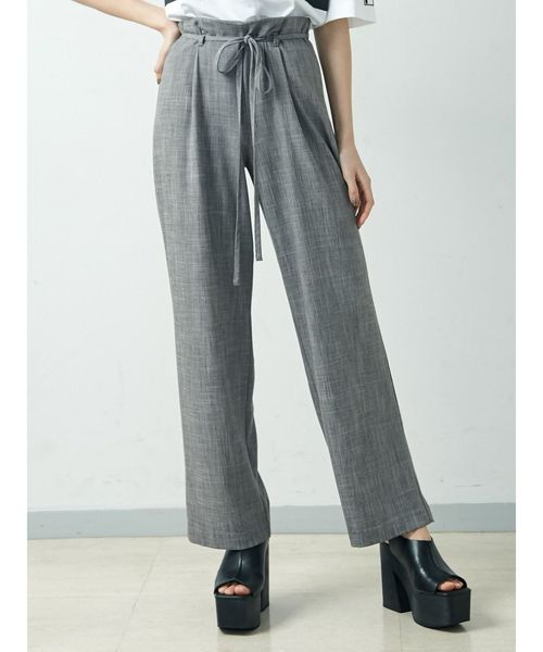 EMODA（エモダ）の「STRINGベルトパンツ（その他パンツ・レディース・グレー/ブラック/その他/その他1・SMALL/MEDIUM）」の3枚目の写真