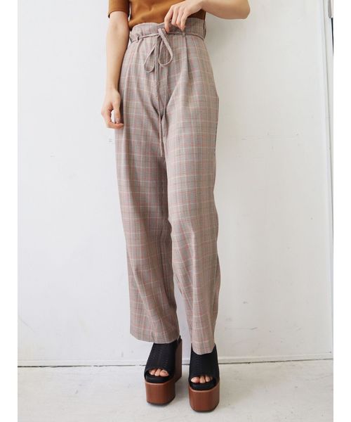 EMODA（エモダ）の「STRINGベルトパンツ（その他パンツ・レディース・グレー/ブラック/その他/その他1・SMALL/MEDIUM）」の4枚目の写真