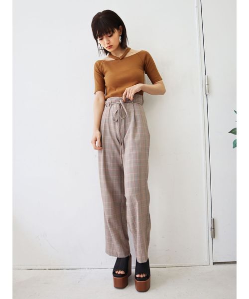 EMODA（エモダ）の「STRINGベルトパンツ（その他パンツ・レディース・グレー/ブラック/その他/その他1・SMALL/MEDIUM）」の18枚目の写真