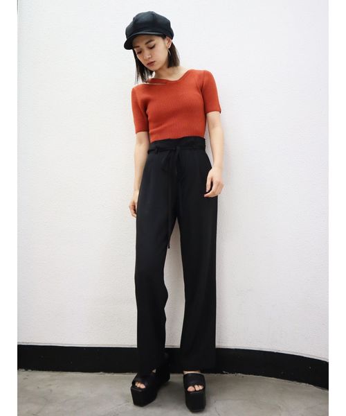 EMODA（エモダ）の「STRINGベルトパンツ（その他パンツ・レディース・グレー/ブラック/その他/その他1・SMALL/MEDIUM）」の21枚目の写真