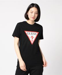 Guess | GUESSトライアングルロゴ 半袖Tシャツ(Tシャツ/カットソー)