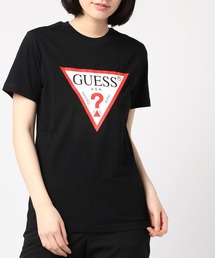 Guess | GUESSトライアングルロゴ 半袖Tシャツ(Tシャツ/カットソー)