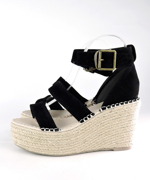 minia（ミニア）の「ジュートウェッジエスパサンダル/厚底サンダル　□（サンダル・レディース・ブラック/ブラウン/イエロー・S/M/L/LL）」の22枚目の写真